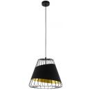 Austell Ceiling Lamp 60W, E27 Black/Gold (52689)