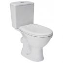 Cersanit Merida MR011 Toilet Bowl with Horizontal Outlet (90°), Polypropylene Seat, White, 185047