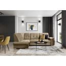 Eltap Sado Cloud Corner Pull-Out Sofa 192x272x95cm, Brown (CO-SAD-LT-20NU)