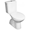 Jika Zeta Toilet Bowl with Vertical Outlet, Without Lid, White (H8253970002421)