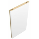 Durvju teleskopiskais kārbas paplašinājuma komplekts (2+1) MDF 2060x150x10mm, Balts matēts