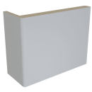 Durvju apmale Salin durvīm, teleskopiskā, gaiši pelēka emalja RAL 7047, 2150x70x10x20mm