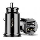 Baseus CCALL-ML01 USB Car Charger 15W, Black