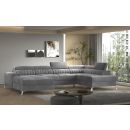 Eltap Lacante Sola Corner Pull-Out Sofa 202x354x92cm, Grey (CO-LAC-RT-06SO)