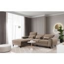 Eltap Foble Cloud Corner Pull-Out Sofa 196x267x100cm, Brown (CO-FOB-LT-20NU)