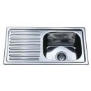 Tredi DM-7540 Built-In Kitchen Sink, 75x40cm Right Side, Stainless Steel (21411)