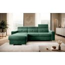 Eltap Fresia Lux Corner Pull-Out Sofa 176x247x104cm, Green (CO-FR-LT-35LU)