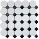 Intermatex Tech Wall/Floor Tiles Octagon White Matt 29.5x29.5cm (657086)
