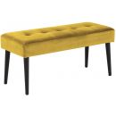 Home4You Bedside Table Glory, 38x140x45cm, Yellow (AC87492)
