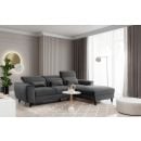 Eltap Foble Cloud Corner Pull-Out Sofa 196x267x100cm, Grey (CO-FOB-RT-05NU)