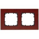 Siemens Delta Miro Surface-Mounted Frame 2-gang, Reddish Brown (5TG1102-2)