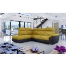 Eltap Loreto Omega/Soft Corner Pull-Out Sofa 60x260x102cm, Yellow (Lor_47)