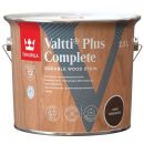 Tikkurila Valtti Plus Complete Wood Stain for Exterior Surfaces, Matte, Dark Brown (Dark Rosewood)