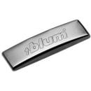 Blum Clip Decorative Mounting Plate for Narrow Aluminum Profile, with Logo, Nickel-plated (70.1503.BP)