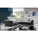 Eltap Federico Sawana/Sawana Corner Pull-Out Sofa 60x268x102cm, Grey (Fed_36)