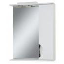 Шкаф для ванной комнаты Sanservis Laura 65 с зеркалом, белый (487110)