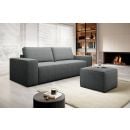 Извлекаемый диван Eltap 260x104x96 см универсальный угол, серый (SO-SILL-05VER)