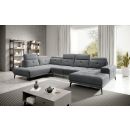 Eltap Bretan Corner Sofa 205x350x107cm, Grey (CO-BRE-LT-06SO)