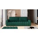 Угловой диван Eltap Lazaro раскладной 247x97x92 см, универсальный, зеленый (Laz_18)