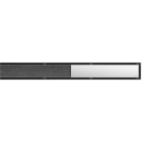 Ливневая решетка Aco Showerdrain E+ Solid для душа (канальная) 900x80 мм, черный/серый (9010.59.24/9010.76.84)