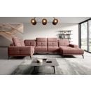 Eltap Neviro Lux Corner Sofa 201x350x77cm, Pink (CO-NEV-LT-24LU)