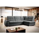 Eltap Sado Vero Corner Pull-Out Sofa 192x272x95cm, Grey (CO-SAD-RT-05VER)