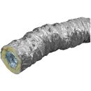 Europlast Aluflex Sono Ventilation Flexible Duct 10m, 202mm, Silver (FAS200)