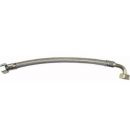 Stainless Steel Flexible Hose with Elbow D9mm 3/8x3/8'' FF