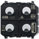 Bezvadu Sensors/Dimmeris/Sienas Slēdzis Abb SDA-F-1.1.PB.1-WL 1/1-v Black (2CKA006200A0111)