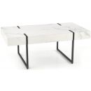 Halmar Blanca Coffee Table, 110x60x43cm White, Black (V-CH-BLANCA-LAW)