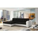 Eltap Conforti Sawana/Soft Corner Pull-Out Sofa 165x275x78cm, Black (Cf_11)