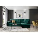 Eltap Sado Cloud Corner Pull-Out Sofa 192x272x95cm, Green (CO-SAD-RT-35NU)