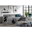 Eltap Markos Gusto/Gusto Corner Pull-Out Sofa 57x314x86cm, Grey (M136)