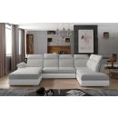 Eltap Evanell Berlin/Soft Corner Pull-Out Sofa 248x336x102cm, Grey (Evl_16)