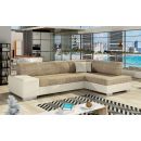 Eltap Fabio Berlin/Soft Corner Pull-Out Sofa 167x268x73cm, Beige (F37)