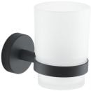 Gedy Eros Glass with Holder, Black (2310-14)
