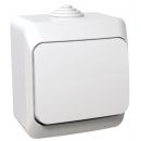 Schneider Electric Ceder Plus Weatherproof Doorbell Button, IP44, White (WDE000511)