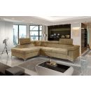 Eltap Eridano Berlin Corner Pull-Out Sofa 202x275x90cm, Beige (ERI_30)