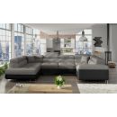 Eltap Letto Berlin/Soft Corner Pull-Out Sofa 58x202x90cm, Grey (Le_13)