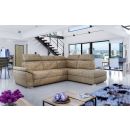 Eltap Loreto Berlin Corner Pull-Out Sofa 60x260x102cm, Beige (Lor_02)