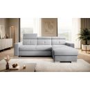 Eltap Fresia Sola Corner Pull-Out Sofa 176x247x104cm, Grey (CO-FR-RT-04SO)