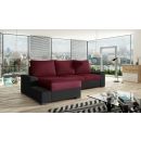 Eltap Black Malmo/Soft Pull-Out Sofa 165x245x90cm, Red (Ng12)