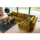 Stūra Dīvāns Izvelkams Eltap Bonito Loco 175x350x92cm, Dzeltens (CO-BON-LT-45LO)