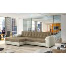 Eltap Conforti Berlin/Soft Corner Pull-Out Sofa 165x275x78cm, Beige (Cf_09)