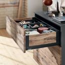 Blum Legrabox C-Free Pull-Out, 400mm, Orion Grey (53.40.02.04)