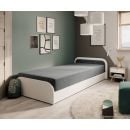 Кровать Eltap Парис с раскладным механизмом 80x190 см, с матрасом, серого цвета (BE-PA-RT-W-21SA)