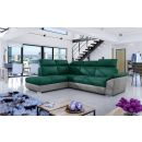 Eltap Loreto Monolith/Monolith Corner Pull-Out Sofa 60x260x102cm, Green (Lor_51)