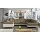 Eltap Letto Berlin/Soft Corner Pull-Out Sofa 58x202x90cm, Beige (Le_03)