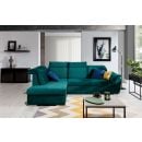 Eltap Loreto Kronos Corner Pull-Out Sofa 60x260x102cm, Green (Lor_86)