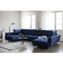 Eltap Larco Loco Corner Pull-Out Sofa 191x362x90cm, Blue (CO-LA-40LO)